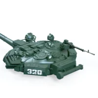 ⁦מודל להדבקה של טנק רוסי מתקדם דגם T72B בקנה מידה 1/35 מבית ZVEZDA⁩ – תמונה ⁦3⁩