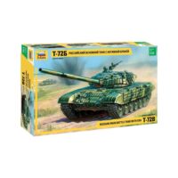 מודל להדבקה של טנק רוסי מתקדם דגם T72B בקנה מידה 1/35 מבית ZVEZDA