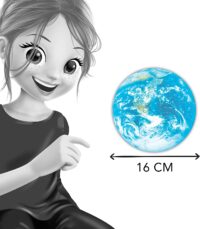 ⁦מדבקה זוהרת בחושך של כדור הארץ מבית Buki צרפת⁩ – תמונה ⁦4⁩