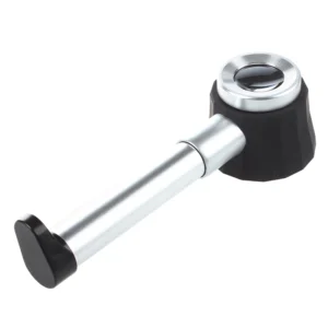 זכוכית מגדלת X45 מקצועית עם תאורת לד ונרתיק נשיאה