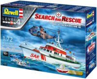 ⁦דגם להרכבה ספינת ומסוק הצלה Serach and Rescue בקנה מידה של 1:72 מבית Revell⁩ – תמונה ⁦2⁩