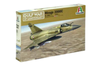 מודל להדבקה של מטוס קרב צרפתי Mirage 2000C בצבעי מלחמת המפרץ מבית Italeri
