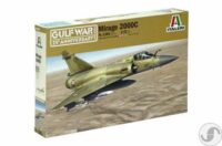 ⁦מודל להדבקה של מטוס קרב צרפתי Mirage 2000C בצבעי מלחמת המפרץ מבית Italeri⁩ – תמונה ⁦4⁩
