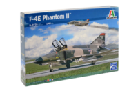מודל להדבקה של מטוס קרב מיתולוגי פאנטום F4-E Phantom II בקנה מידה של 1:48 מבית Italeri