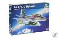 ⁦מודל להדבקה של מטוס קרב A-4 E/F/G Skyhawk בקנה מידה של 1:48 מבית Italeri⁩ – תמונה ⁦2⁩