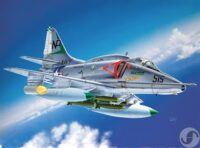 ⁦מודל להדבקה של מטוס קרב A-4 E/F/G Skyhawk בקנה מידה של 1:48 מבית Italeri⁩ – תמונה ⁦4⁩