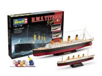 ⁦מודל להדבקה של ספינת הטיטניק  R.M.S Titanic המגיע באריזה זוגית עם דגם הספינה בשני גדלים שונים מבית Revell⁩ – תמונה ⁦3⁩