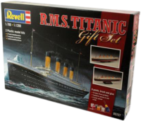 ⁦מודל להדבקה של ספינת הטיטניק  R.M.S Titanic המגיע באריזה זוגית עם דגם הספינה בשני גדלים שונים מבית Revell⁩ – תמונה ⁦4⁩