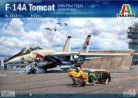 ⁦מודל להדבקה של מטוס קרב אמריקאי F-14A Tomcat בקנה מידה של 1:48 מבית Italeri⁩ – תמונה ⁦3⁩