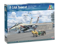 ⁦מודל להדבקה של מטוס קרב אמריקאי F-14A Tomcat בקנה מידה של 1:48 מבית Italeri⁩ – תמונה ⁦4⁩
