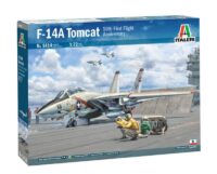 מודל להדבקה של מטוס קרב אמריקאי F-14A Tomcat בקנה מידה של 1:48 מבית Italeri