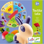 לוטו מישוש צורות - משחק התפתחותי לפעוטות לזיהוי צורות חיות לפיתוח מיומנות מוטוריות Tactilo Loto מבית Djeco צרפת