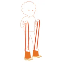 ⁦הליכת דב - משחק הפעלה הליכה על קביים Pattoons מבית Djeco צרפת לחצר לבית וחוץ⁩ – תמונה ⁦5⁩