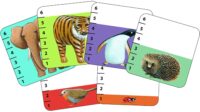 ⁦משחק חשיבה לילדים קלפים - "מלחמה חיות" - משחק קלפים ייחודי לילדים מבית Djeco צרפת⁩ – תמונה ⁦3⁩
