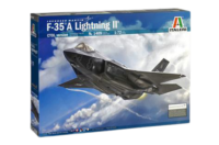 ⁦דגם מטוס להרכבה F-35A מטוס קרב חמקן אמריקאי בקנה מידה של 1:72 מבית Italeri⁩ – תמונה ⁦5⁩