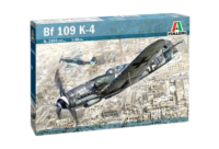 מודל להדבקה של מטוס קרב 1:48 גרמני BF-109 K-4 Messerschmitt מבית Italeri