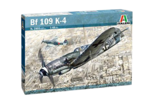 מודל להדבקה של מטוס קרב 1:48 גרמני BF-109 K-4 Messerschmitt מבית Italeri