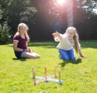 ⁦משחק קליעה למטרה לחצר + נרתיק נשיאה מבית  Traditional Garden Games UK⁩ – תמונה ⁦5⁩