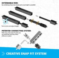 ⁦משחק הרכבה הנדסי ממונע אנג'ינו Creative Engineering עם 60 מודלים הנדסיים⁩ – תמונה ⁦9⁩