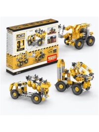 ⁦משחק הרכבה הנדסי אנג'ינו משאית JCB עם 3 מודלים מסדרת Engino Machinery⁩ – תמונה ⁦2⁩