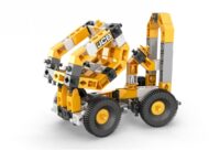⁦משחק הרכבה הנדסי אנג'ינו משאית JCB עם 3 מודלים מסדרת Engino Machinery⁩ – תמונה ⁦3⁩