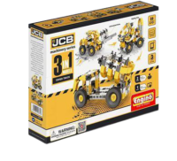 ⁦משחק הרכבה הנדסי אנג'ינו משאית JCB עם 3 מודלים מסדרת Engino Machinery⁩ – תמונה ⁦5⁩
