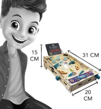 ⁦בניית פינבול מעץ  - אלקטרוניקה למתקדמים DYI מבית Buki צרפת⁩ – תמונה ⁦5⁩