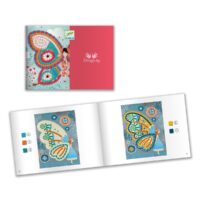 ⁦מוזאיקה פרפרים - משחק התפתחות ויצירה לילדים ופעוטות ליצירת פסיפסים בצורת פרפרים מבית Djeco צרפת⁩ – תמונה ⁦4⁩