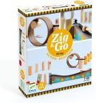 משחק בניה ודמיון מעץ לילדים ליצירת תגובות שרשרת עם 25 חלקים Djeco Zig n Go מבית צרפת