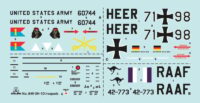 ⁦מודל להדבקה של מסוק קרב אמריקאי 1:48 UH-1D Iroquis מבית Italeri⁩ – תמונה ⁦2⁩