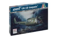 מודל להדבקה של מסוק קרב אמריקאי 1:48 UH-1D Iroquis מבית Italeri