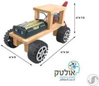 ⁦ערכת הרכבה ג'יפ חשמלי ממונע מבית ELECTROBUILD הרכבה מדעית עם הוראות בעברית לימוד חוויתי על עקרונות האנרגיה והמכניקה⁩ – תמונה ⁦3⁩