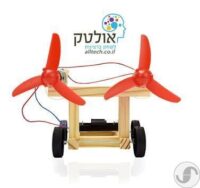 ⁦ערכת הרכבה מכונית חשמלית ממונעת 2 מנועים מבית ELECTROBUILD הרכבה מדעית עם הוראות בעברית לימוד חוויתי על עקרונות האנרגיה והמכניקה⁩ – תמונה ⁦2⁩