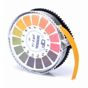 גליל נייר לקמוס למדידת חומציות - גליל נייר PH באורך 5 מטר