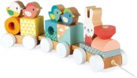⁦רכבת החיות - משחק התפתחותי לפעוטות לפיתוח מוטוריקה והדמיון מבית Janod צרפת⁩ – תמונה ⁦5⁩
