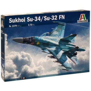 מודל להדבקה של מטוס הקרב הרוסי סוחוי Sukhoi Su-34/Su-32 בקנה מידה של 1:72 מבית Italeri