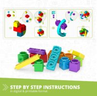 ⁦ערכת בלוקים להרכבה הנדסית לילדים - Engino Qboidz STEM⁩ – תמונה ⁦5⁩