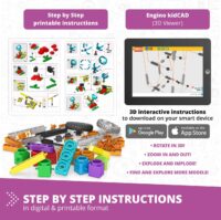 ⁦ערכת לימוד רובוטיקה ג'וניור  - Engino E15 STEM⁩ – תמונה ⁦6⁩