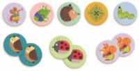 ⁦משחק זיכרון מאתגר לפעוטות ולילדים Animals Memo מבית Djeco צרפת⁩ – תמונה ⁦2⁩