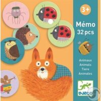 ⁦משחק זיכרון מאתגר לפעוטות ולילדים Animals Memo מבית Djeco צרפת⁩ – תמונה ⁦5⁩