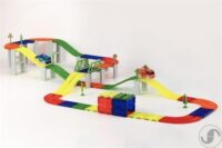 ⁦מאגיס המקורי מסלול מירוץ 126 חלקים - משחק הרכבה מגנטים לפעוטות וילדים⁩ – תמונה ⁦2⁩