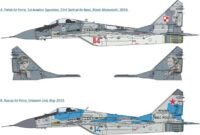 ⁦מודל להדבקה של מטוס הקרב הרוסי  MiG 29A Fulcrum  מבית Italeri⁩ – תמונה ⁦2⁩