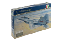 מודל להדבקה של מטוס קרב אמריקאי מדגם F/A-22 Raptor בקנה מידה של 1:48 מבית Italeri