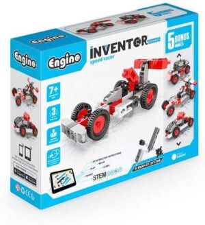 ערכת הרכבה אנג'ינו Inventor Speed Racer עם 5 מודלים  - מכונית מרוץ