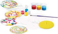 ⁦אומנות בסביבון - Spin Art -ציור דפוסים בצבע מבית 4M ארה"ב⁩ – תמונה ⁦3⁩