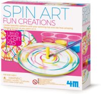 אומנות בסביבון - Spin Art -ציור דפוסים בצבע מבית 4M ארה"ב