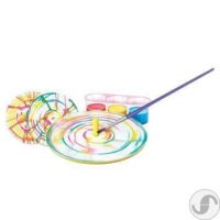 ⁦אומנות בסביבון - Spin Art -ציור דפוסים בצבע מבית 4M ארה"ב⁩ – תמונה ⁦6⁩