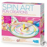 ⁦אומנות בסביבון - Spin Art -ציור דפוסים בצבע מבית 4M ארה"ב⁩ – תמונה ⁦7⁩