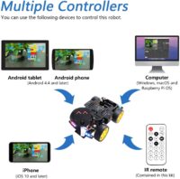 ⁦רכב רובוטי עם בקר מסוג ESP32 לתכנות ובניית פרוייקטים בסביבת ארדואינו כולל מצלמת IP⁩ – תמונה ⁦4⁩