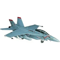 ⁦מודל להדבקה של מטוס קרב אמריקאי דגם F-18F Super Hornet 1:72 מבית Hasegawa⁩ – תמונה ⁦5⁩